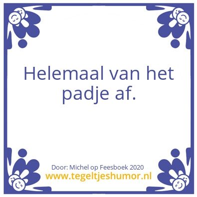 Tegeltje: Michel