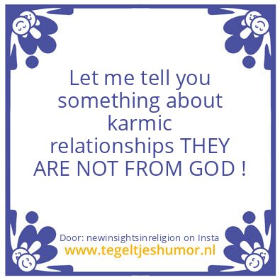 Tegeltje: They are not from God !!!!!