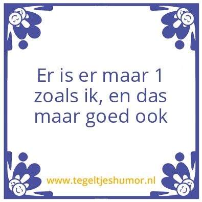 Tegeltje: Waarheid