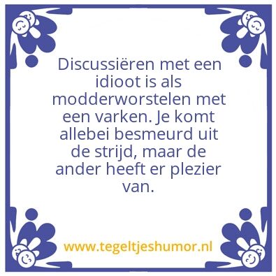 Tegeltje: Modder