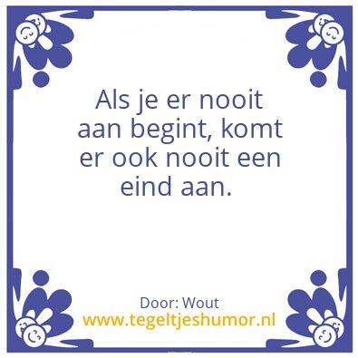 Tegeltje: Wooter