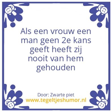 Tegeltje: 2 e kans