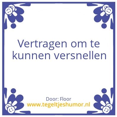 Tegeltje: Rust