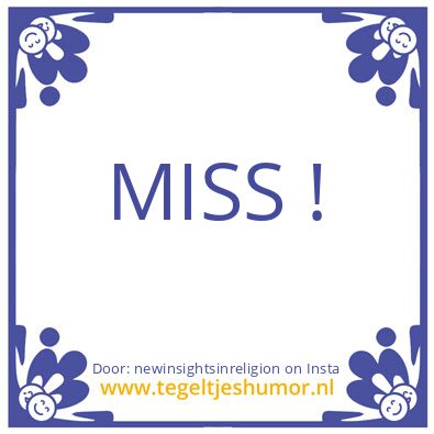 Tegeltje: You have to urn respect..