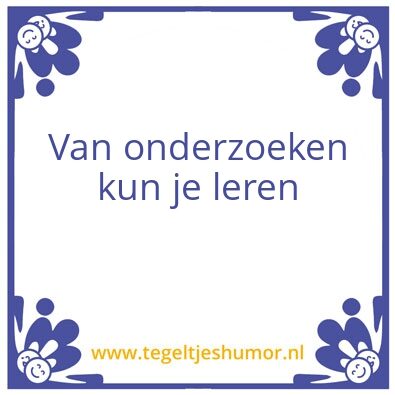 Tegeltje: Ja