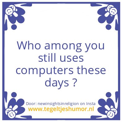 Tegeltje: This Is Your Calling Too.
