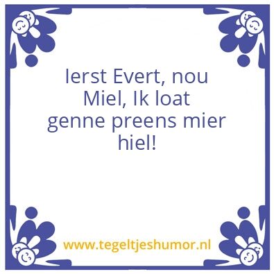 Tegeltje: Prinsedigger