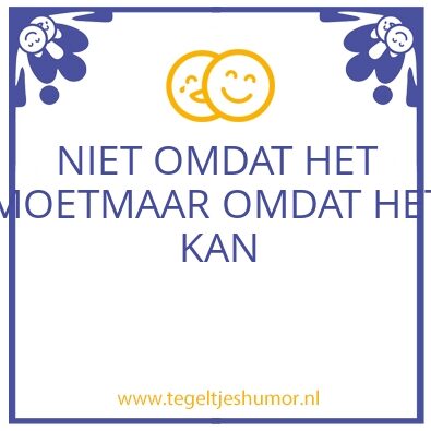 Tegeltje: HAPPYDAY