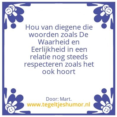 Tegeltje: Mart
