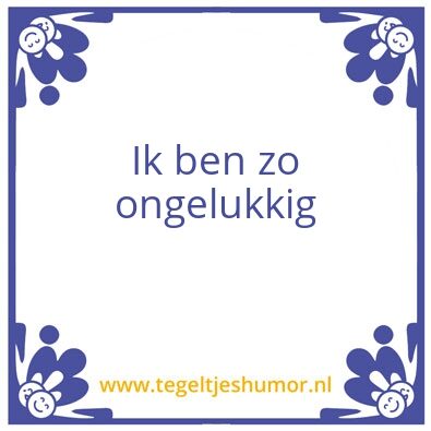 Tegeltje: Ik ben z