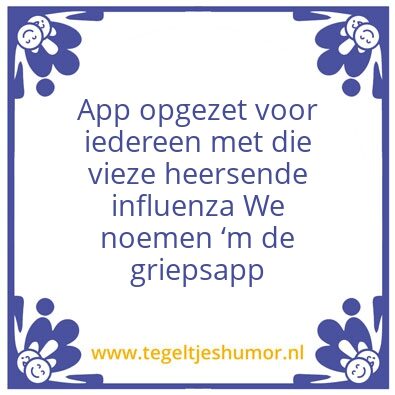 Tegeltje: Tegeltje