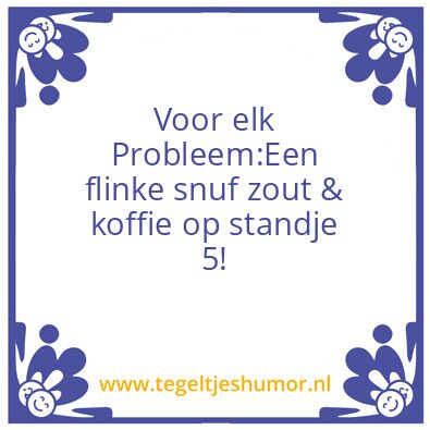 Tegeltje: Tegel