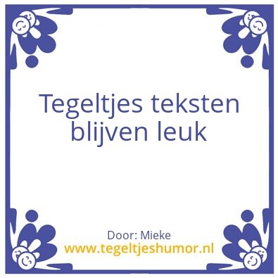 Tegeltje: Jan