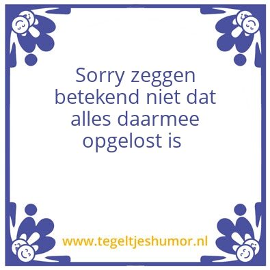 Tegeltje: Waar