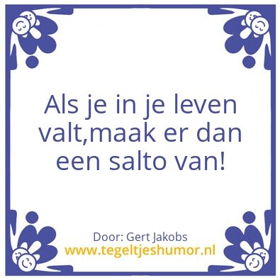 Tegeltje: Vallen