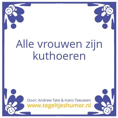 Tegeltje: .