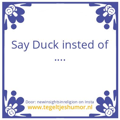 Tegeltje: Changing the YOU !