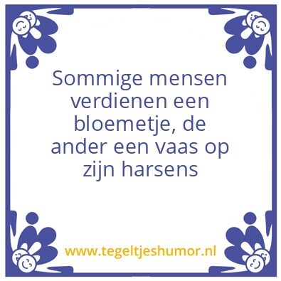 Tegeltje: Verdienen