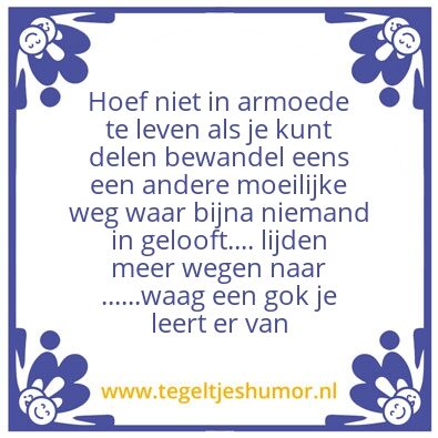 Tegeltje: Delen