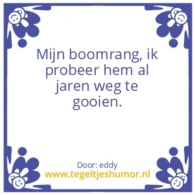 Tegeltje: au