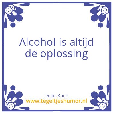 Tegeltje: Levensles
