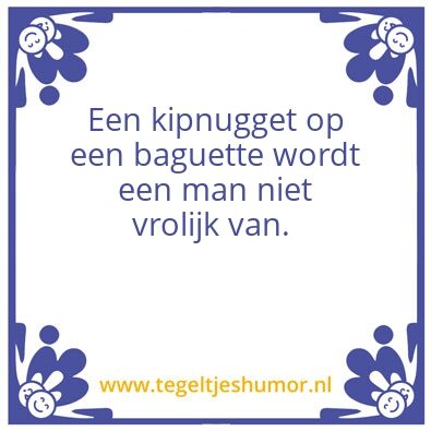 Tegeltje: Wij willen vlees