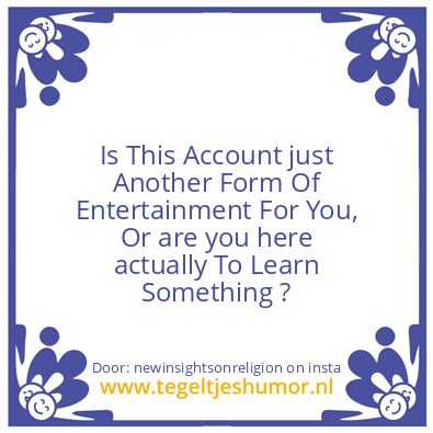 Tegeltje: Now You know
