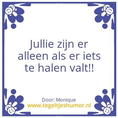 Tegeltje: Quote van de dag