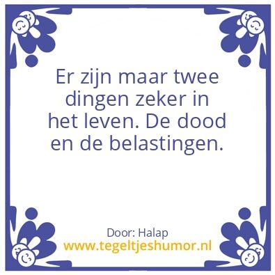 Tegeltje: Zekerheid