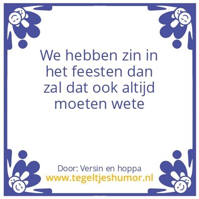 Tegeltje: Humor