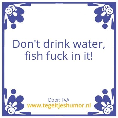 Tegeltje: Fuck