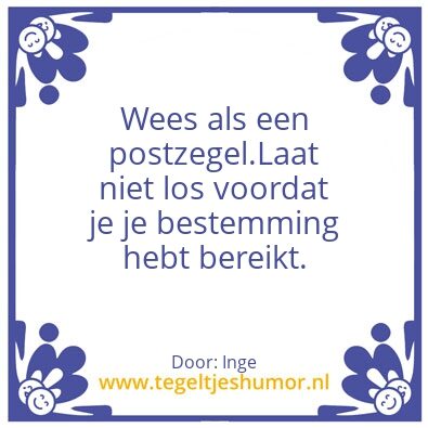 Tegeltje: Inge