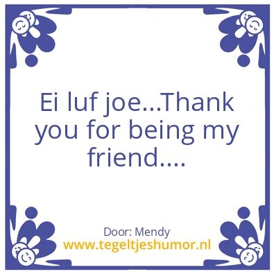 Tegeltje: Voor brigitte