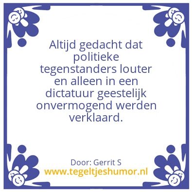Tegeltje: Ik ben Gerrit