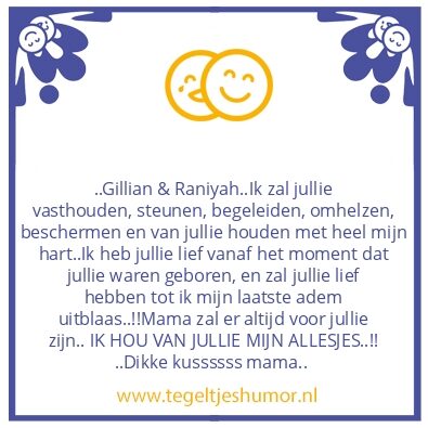 Tegeltje: ..Moederliefde..