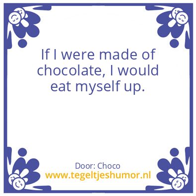 Tegeltje: Choco