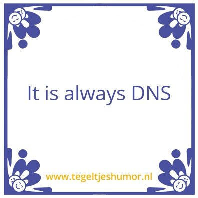 Tegeltje: DNS