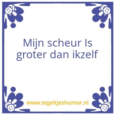 Tegeltje: Ikzelf