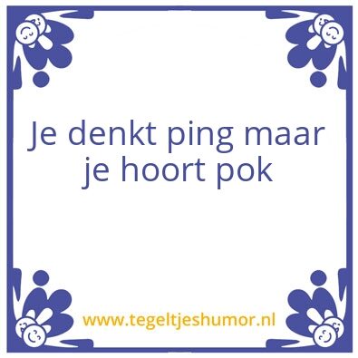 Tegeltje: ruben