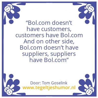 Tegeltje: Tom’s wijsheid