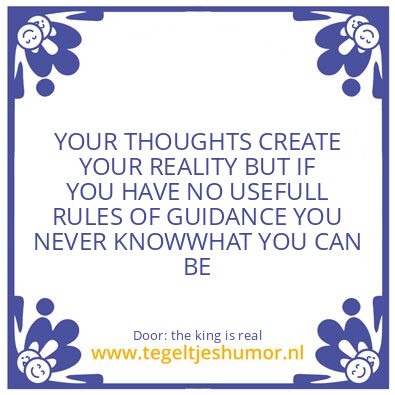 Tegeltje: MAKE A SOUND DECISION