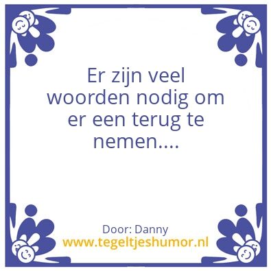 Tegeltje: Danny