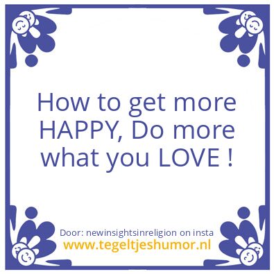 Tegeltje: Now You Know