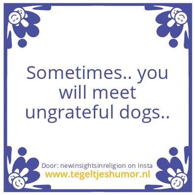 Tegeltje: Sometimes..
