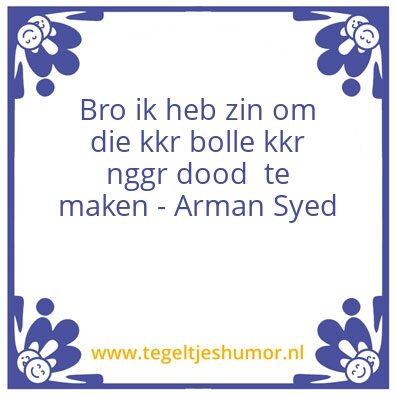 Tegeltje: Ah
