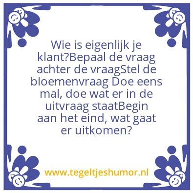 Tegeltje: Acquireren kun je leren