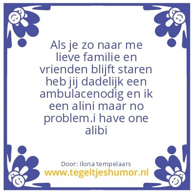 Tegeltje: Lievde