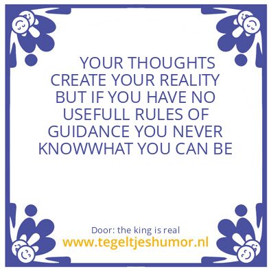 Tegeltje: MAKE A SOUND DECISION