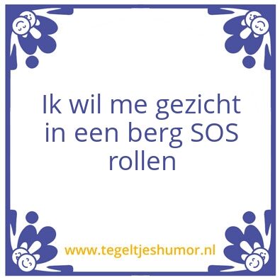Tegeltje: goede reis