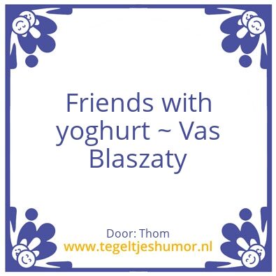 Tegeltje: Yoghurt